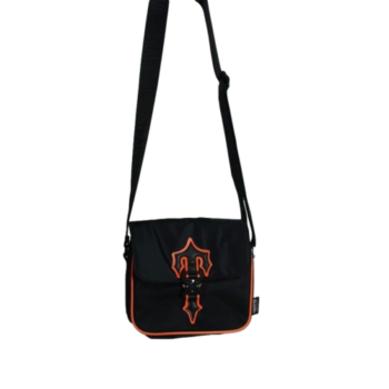 T-CROSS BODY BAG - BLACK/ORANGE 1.0